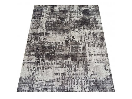 Moderní kusový koberec Panamero 18 Abstraktní šedý béžový1