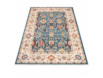 Kusový koberec RIVOLI EE58A Klasický modrý