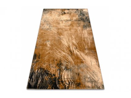 Kusový koberec vlněný Dywilan Omega Abu Kamel Abstraktní béžový