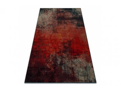 Kusový koberec vlněný Dywilan Omega Togo Red Abstraktní červený vícebarevný