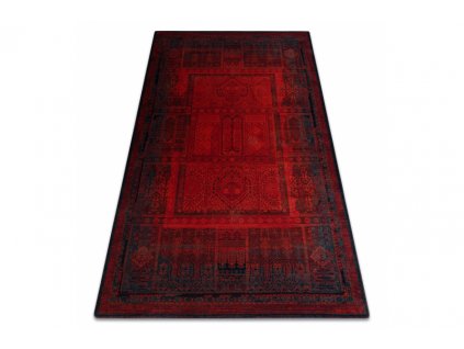 Kusový koberec vlněný Dywilan Superior Nakbar Rubin červený