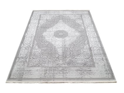 Kusový koberec klasický PALERMO E058A šedý bílý
