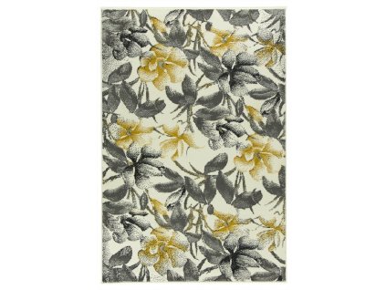 Kusový koberec LUNA 503980/89935 šedý / žlutý