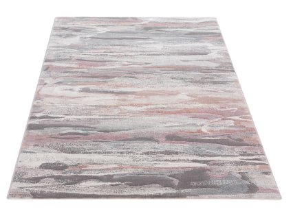 Moderní kusový koberec Ragolle Argentum 63742 3747 Abstraktní růžový šedý2
