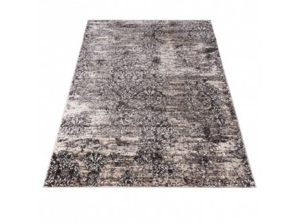 Kusový koberec PETRA 3066 1 244 Moderní béžový šedý