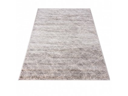 Kusový koberec PETRA 5027 1 755 Moderní šedý béžový hnědý