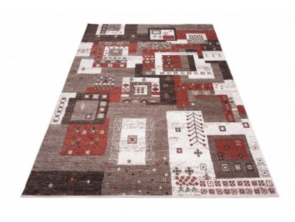 Kusový koberec SARI K202A béžový šedý hnědý