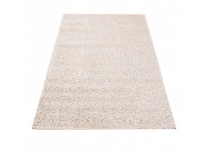 Kusový shaggy koberec jednobarevný SOHO P113A Béžový 3