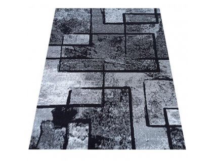 Moderní kusový koberec Soho 15 Geometrický šedý1