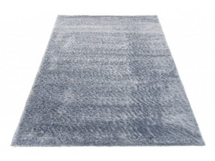 Kusový koberec Shaggy VERSAY 6365A Modrý