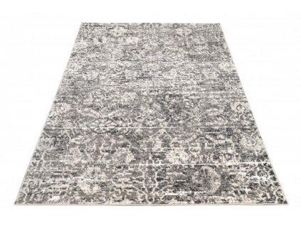 Kusový koberec BREEZE N834E Moderní tmavě šedý