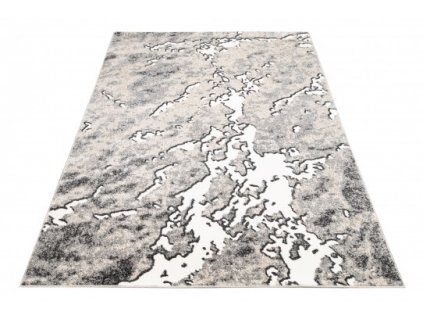 Kusový koberec BREEZE MU49A Moderní abstraktní světle šedý