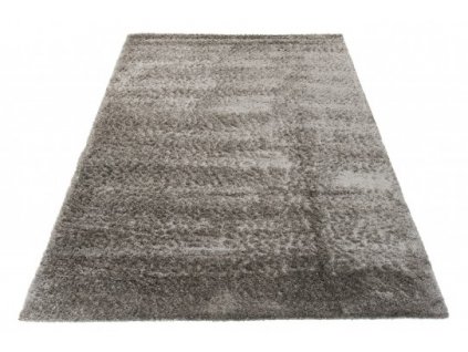 Kusový koberec Shaggy VERSAY 6365A Tmavě šedý