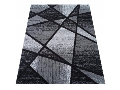 Moderní kusový koberec Soho 06 geometrický šedý