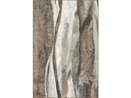 Kusový koberec vlněný Agnella Tempo Natural Creg (binding) hnědý