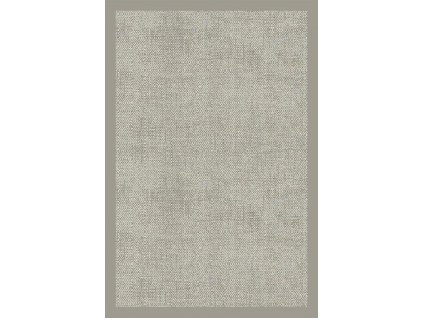 Kusový koberec vlněný Agnella Tempo Natural Edyl (binding) šedý