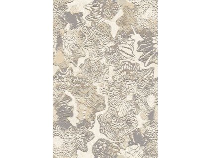 Kusový koberec vlněný Agnella Tempo Natural Fossil (binding) tmavě béžový