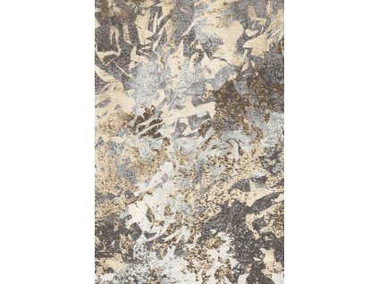 Kusový koberec vlněný Agnella Tempo Natural Retak šedý béžový