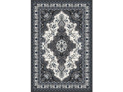 Kusový koberec vlněný Agnella Isfahan Almas šedý