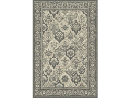 Kusový koberec vlněný Agnella Isfahan Forenza Popiel šedý