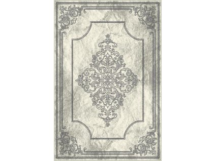 Kusový koberec vlněný Agnella Isfahan M Astan Popiel šedý