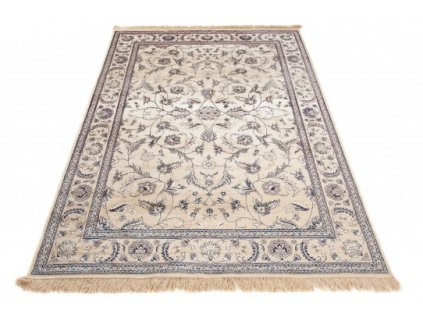 Klasický kusový koberec Isphahan 84313/57 Ivory béžový modrý