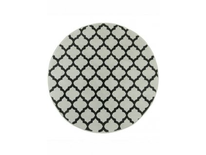 Kulatý koberec LUNA 503402/89942 šedý / černý