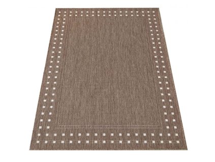 Kusový koberec sysalový oboustranný ZARA 11 Hnědý1