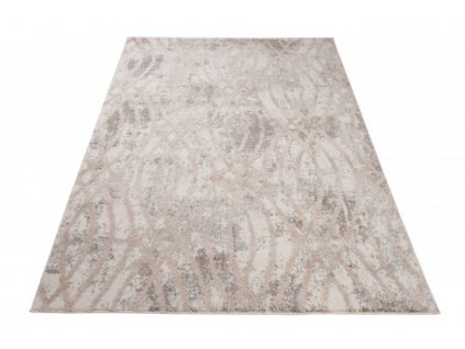 Moderní kusový koberec TROYA V488J  krémový hnědý