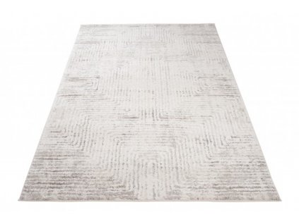Moderní kusový koberec TROYA V481E krémový hnědý