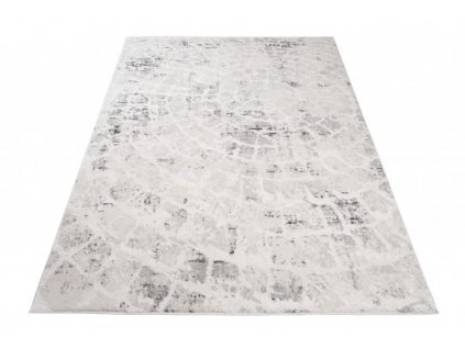 Moderní kusový koberec TROYA V471A Kmen stromu krémový šedý