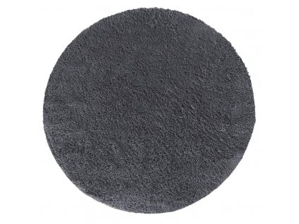 Kulatý koberec vhodný k praní Kamel Ocelově šedý1