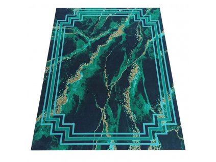Moderní kusový koberec protiskluzový Horeca New 118 zelený1