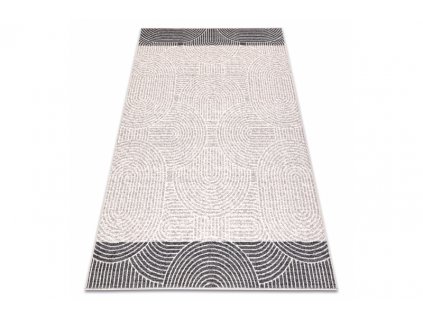 Kusový koberec vlněný ANGEL 7901 52022 Geometrický béžový šedý