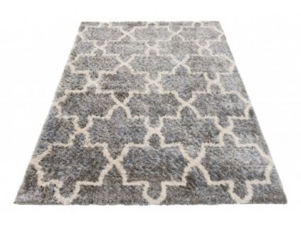 Kusový koberec Shaggy VERSAY Q265A Tmavě šedý
