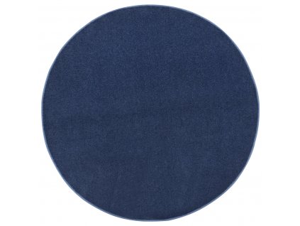 Kulatý koberec Dynasty 84 tmavě modrý