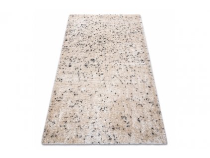 Kusový shaggy koberec FLUFFY 2372 krémový antracitový