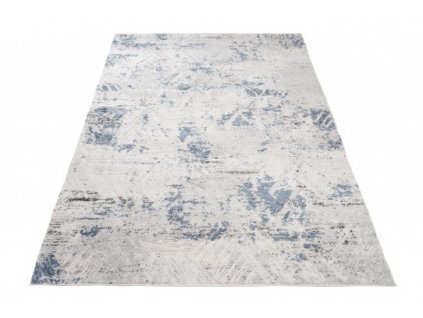 Moderní kusový koberec TROYA U825D krémový modrý