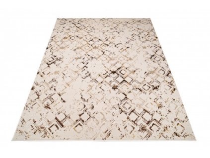 Kusový koberec GOLDEN MZ25C moderní krémový