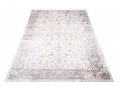 Kusový koberec pratelný VICTORIA 9311 Klasický pogumovaný krémový
