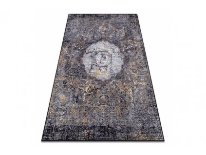 Kusový koberec pratelný MIRO 51453.805 Vintage protiskluzový šedý