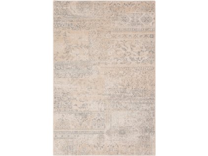 Kusový vlněný koberec Agnella Isfahan M Korist Piaskowy patchwork béžový33