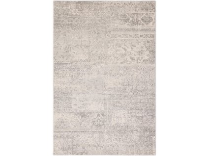 Kusový vlněný koberec Agnella Isfahan M Korist Popel Patchwork šedý