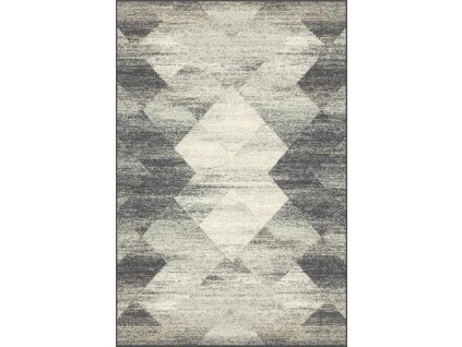 Kusový vlněný koberec Agnella Isfahan M Skara Popel šedý1