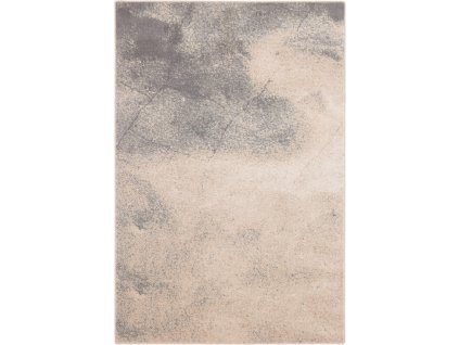 Kusový vlněný koberec Agnella Isfahan M Tyrk Piaskowy béžový šedý