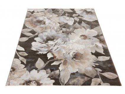 Moderní kusový koberec Ragolle Argentum 63421 3243 Květy béžový hnědý5