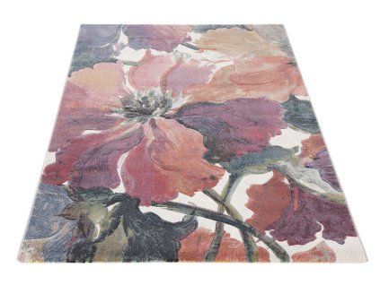 Moderní kusový koberec Ragolle Argentum 63834 6626 Květy růžový vícebarevný5