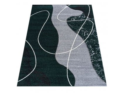 Kusový koberec moderní OTTO 05 šedý zelený1