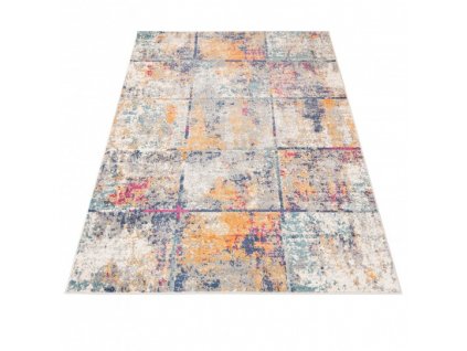 Kusový koberec DENVER G038A Moderní geometrický vícebarevný