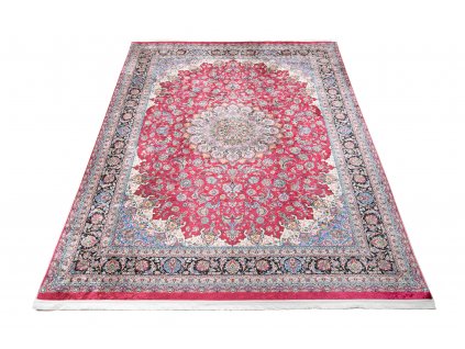 Kusový koberec pratelný VICTORIA 42360 Klasický pogumovaný šedý červený44